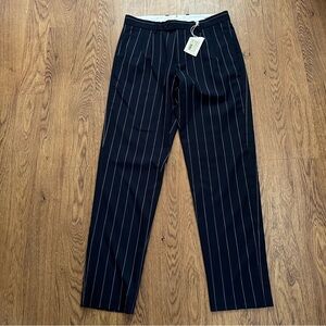 Gant Blue Pinstriped Wool blend pants size 48